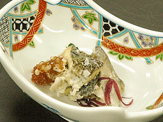 Hatahata sushi (fermented fish pickles)