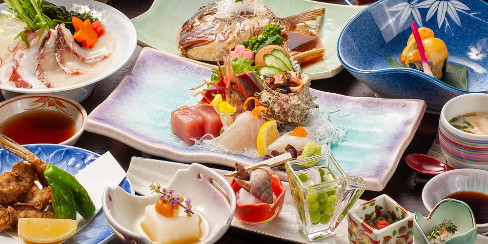 Hospitality cuisine that makes the most of the seasonal ingredients of Oga and Akita